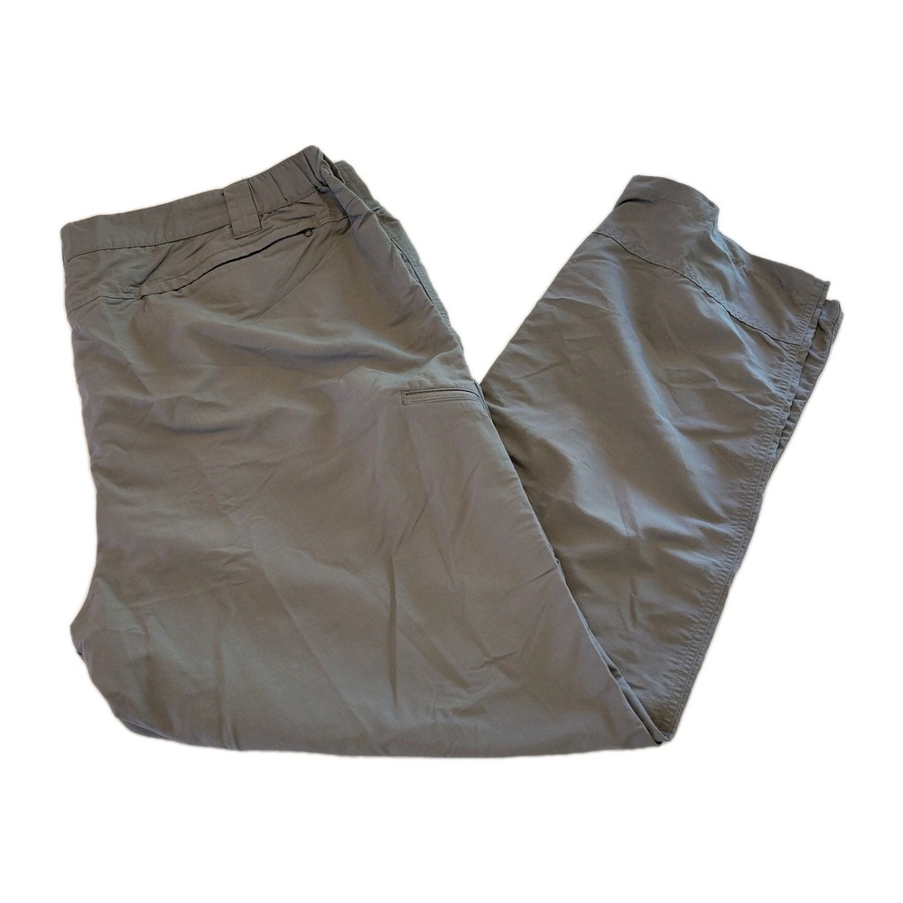 Orvis Quick Dry Cargo Pants Men's XXL/30 Gray Outdoor Performance Fishing Hiking